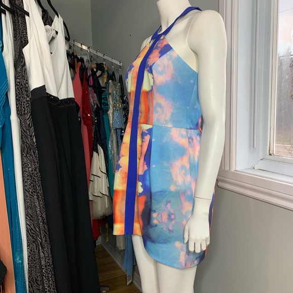 Pilgrim Color block Multicolor Dress Party Cocktail Sz Medium - Picture 7 of 10